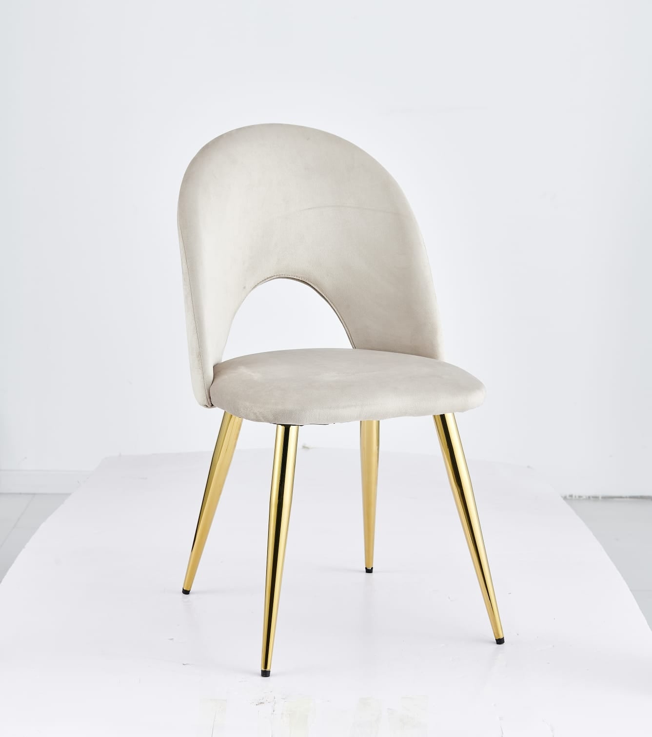 Amelia chair black velvet Black