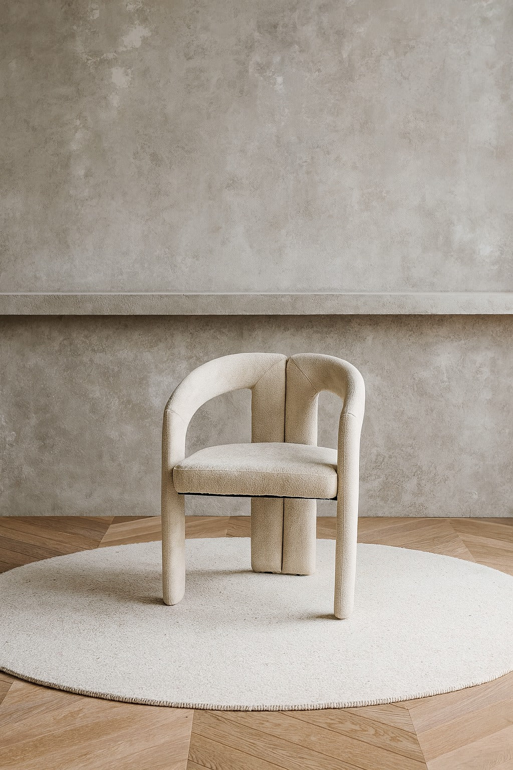Chaise Onix chenille taupe