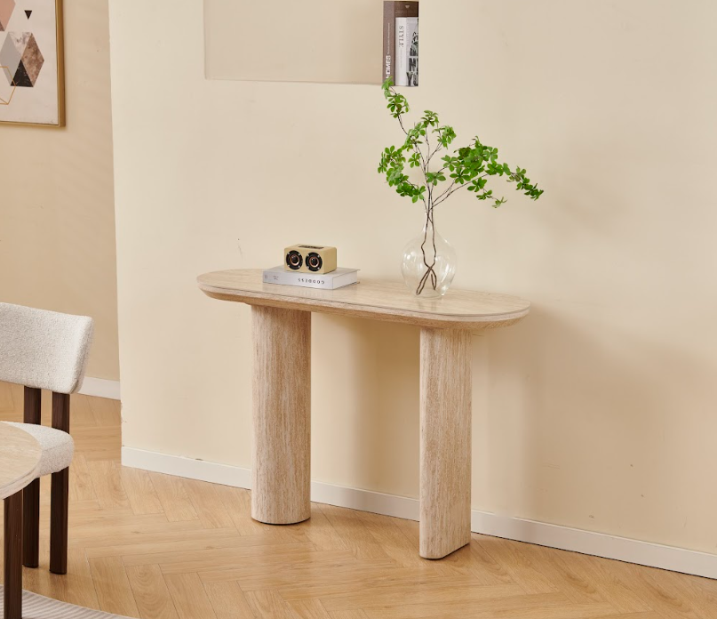 Console Finea MDF noyer 120cm