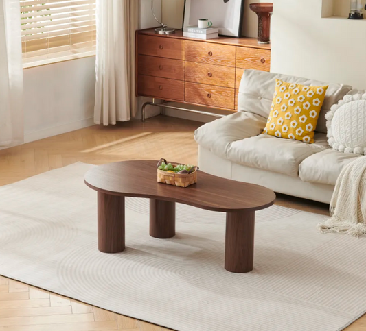 Table basse Ibiza noyer MDF 120cm