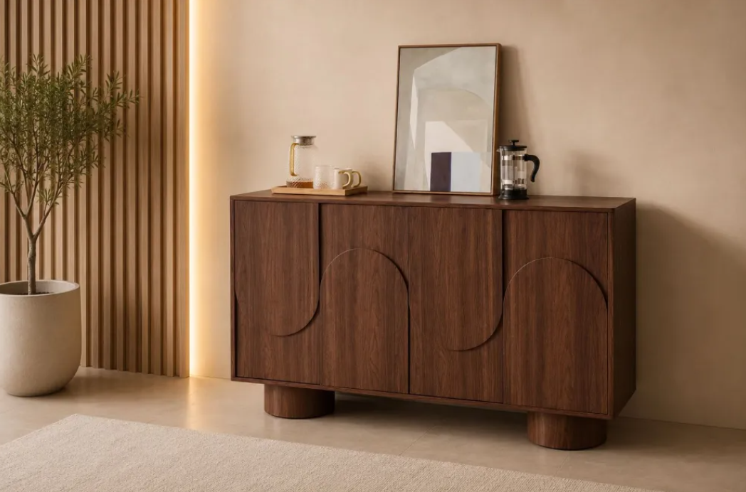 Buffet Oriano MDF travertin 165cm
