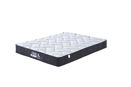 Matelas Lucy roulé ressorts blanc 160x200x23