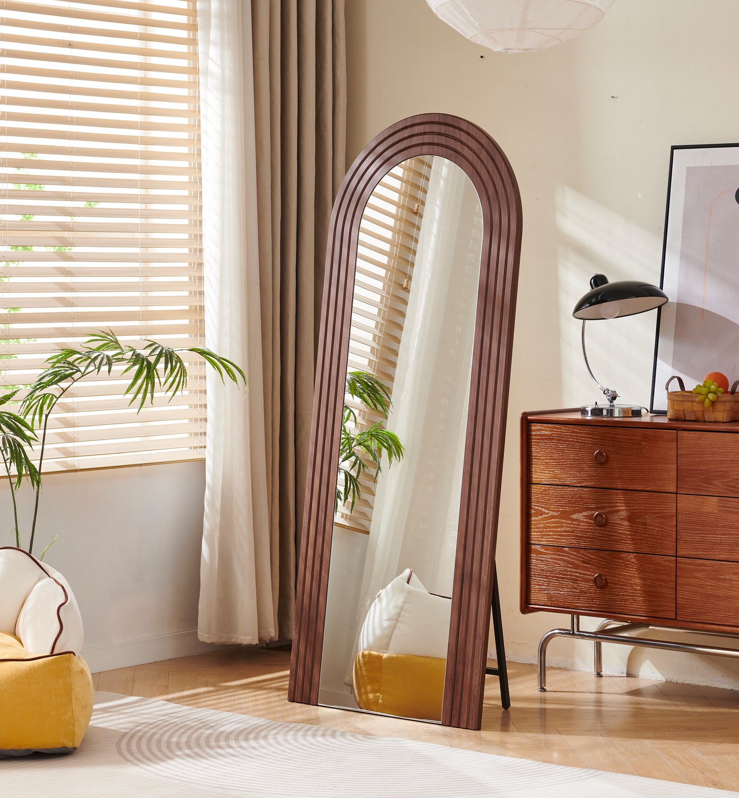Miroir noyer 170x70