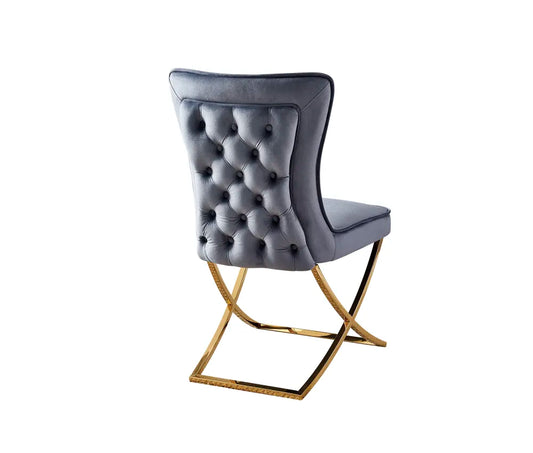 Nino beige chair with golden legs