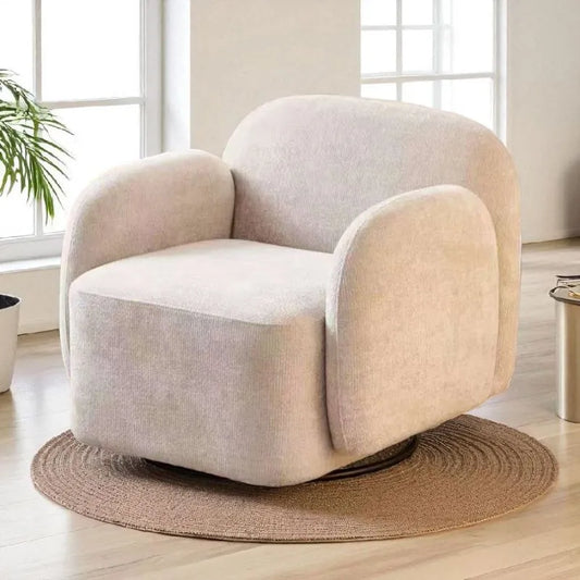FAUTEUIL SENSO VELOURS TEXTURÉ TAUPE