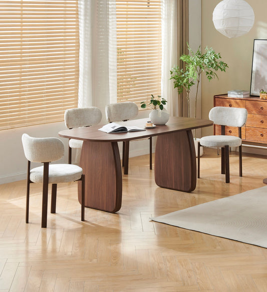 Table à manger Helen noyer MDF