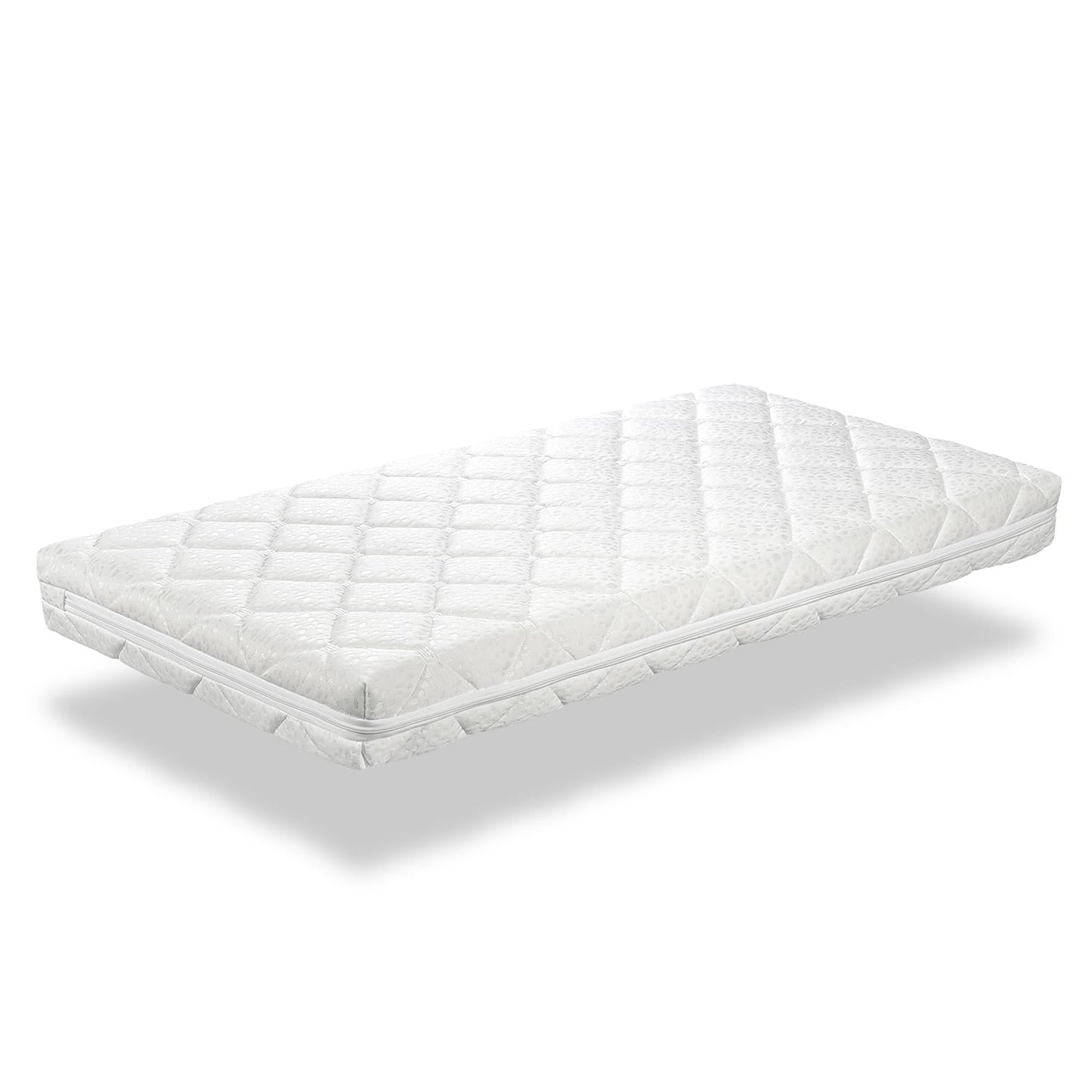 Matelas Déhoussable blanc 140x190x15